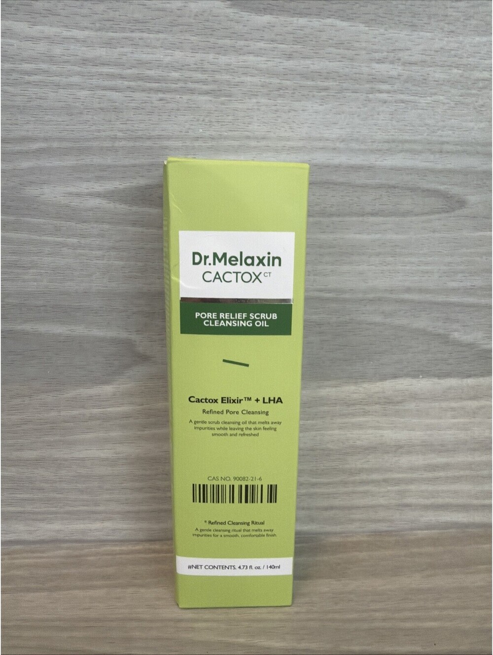 Dr MELAXIN Cactox Pore Relief Scrub Cleansing Oil Elixit + LHA 4.73 fl oz - New